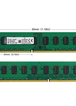 1/2PCS Kingston RAM DDR3 Memoria 8GB 4GB 1333 1600MHz 1866MHz PC3-10600 PC3-12800 PC3-14900 for Desktop Computer Memoria Module