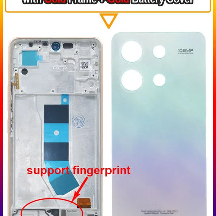 Testato AMOLED LCD per Xiaomi Redmi Note 13 4G 23129RAA4G Display LCD Touch Screen di ricambio con cornice per Redmi Note 13 4G