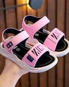 Sandali per bambini studenti scarpe antiscivolo semplici e generosi sandali per ragazze dei ragazzi indossano e si staccano calzature Casual per bambini con fondo morbido facile