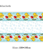 Forniture per decorazioni per feste di compleanno a tema Pokemon Cartoon Pokemon Go Stoviglie Tazze Piatti Palloncino Pikachu per bomboniere per baby shower