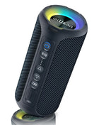 Altoparlante Bluetooth portatile Ortizan X8 Pro, suono potente da 40 W e bassi migliorati, impermeabile IPX7, accoppiamento TWS, luci RGB, ingresso TF/AUX, altoparlanti wireless Bluetooth 5.3 per casa, esterni