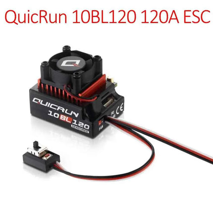 Hobbywing QuicRun 3650 Brushless G2 Motors with 10BL 120A ESC and LED Program Box General combo For 1/10 Rc Racing Car