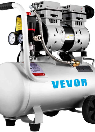 SucceBuy 25/60L Air Compressor 110V/240V Oil-Free Air Compressor 750W1 HP For Home Repair Tire Inflation Whisper Compressor