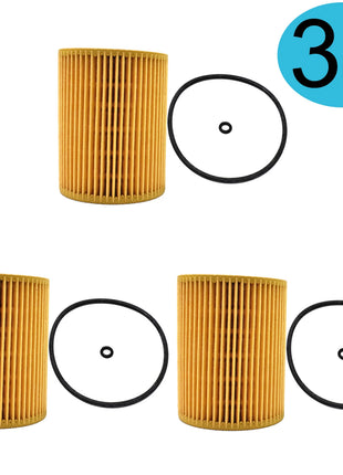 3/6x Filtro Olio Per Mercedes-Benz Classe R W251 V521 R280/R300/R320/R350 CDI 4-matic 2006 - 2013 OM642.950 2987CC 3.0L Motore MPV