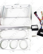 CAN Bus Wiring Harness with Radio Panel Frame for Ford Focus 2 from 2005 to 2011, 16-pin Adapter Cable for 9-inch Android Multimedia