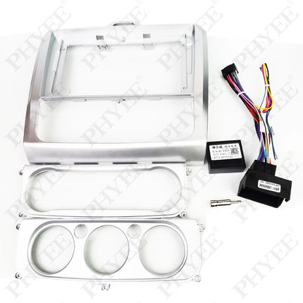 Cablaggio CAN Bus con telaio del pannello radio per Ford Focus 2 dal 2005 al 2011, cavo adattatore per multimediale Android a 16 pin da 9 pollici
