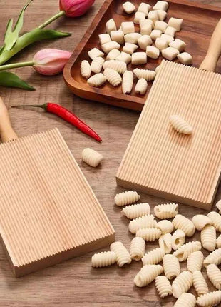 Wooden Butter Table and Popsicles Wooden Garganelli Board Natural Wood Practical Pasta Gnocchi Macaroni Board Making Handmade