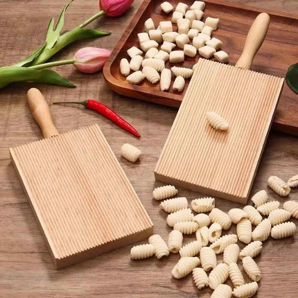 Wooden Butter Table and Popsicles Wooden Garganelli Board Natural Wood Practical Pasta Gnocchi Macaroni Board Making Handmade