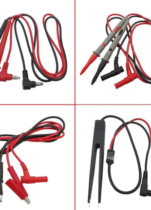 1 paio multimetro sonda universale cavo di prova spina a banana clip a coccodrillo per multimetro digitale tester cavo sonda cavo penna cavo