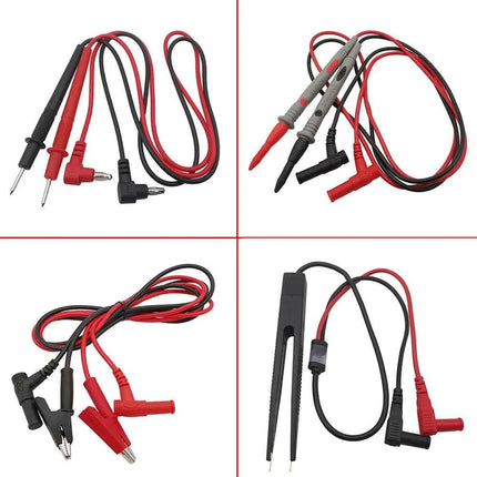 1 paio multimetro sonda universale cavo di prova spina a banana clip a coccodrillo per multimetro digitale tester cavo sonda cavo penna cavo