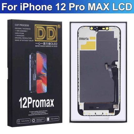 DD OLED LCD Display For iPhone 12 13 14 15 16 16e Pro Max Plus Mini LCD Display Touch Screen Digitizer Assembly Replacement