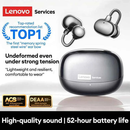 Lenovo Original LES12 Wireless Headphones NEW TWS Bluetooth 6.0 HD Microphone HIFI Earphones Noise Cancellation Touch ENC Call