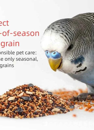 Parrot Bird Food Tiger Skin Peony Xuan Feng Wen Bird Nutrition Mixed Flowers and Grains Grain Berry Seed Food Bird Food