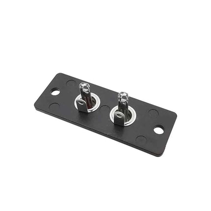 2/5 pezzi connettore jack femmina RCA a 2 vie terminale pannello a parete piastra ingresso presa telaio Phono adattatore audio AV