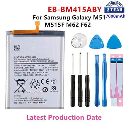 Original Quality Battery For Samsung S21 Ultra S21 Plus S20 FE A51 A70 A41 Note 20 Ultra A02S Phone Bateria Replacement