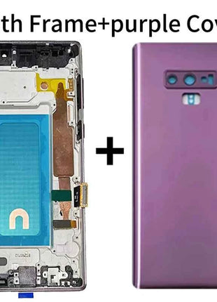 100% Test For Samsung Note9 LCD Display Touch Screen Digitizer Assembly For Samsung Note 9 N960F N960U N9600 LCD Frame