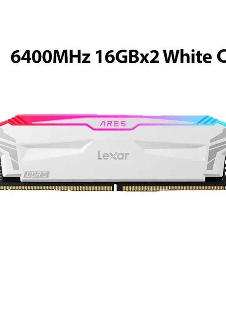 Lexar ARES RGB DDR5 RAM 16GBx2 6800MHz/6400MHz Intel XMP 3.0/AMD EXPO Desktop Memory for PC Gaming Computer Memory