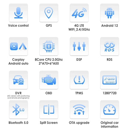 8+128G 10.1'' 360 Rotatable 1 Din AutoRadio GPS for Universal Car Multimedia Player Stereo 1DIN Video Autoradio Carplay HeadUnit