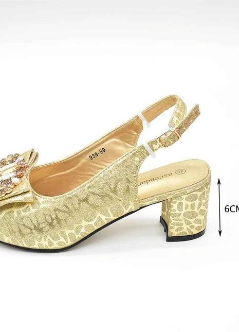 doershow Nuovo arrivo scarpe da sposa africane e set di borse colore verde scarpe italiane con borse abbinate festa da donna nigeriana SMK1-1