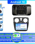 Android 16 Car For Renault Dokker Lodgy Dacia 2012 - 2020 Auto Radio Multimedia Player Android Auto Carplay Navigation GPS Wifi