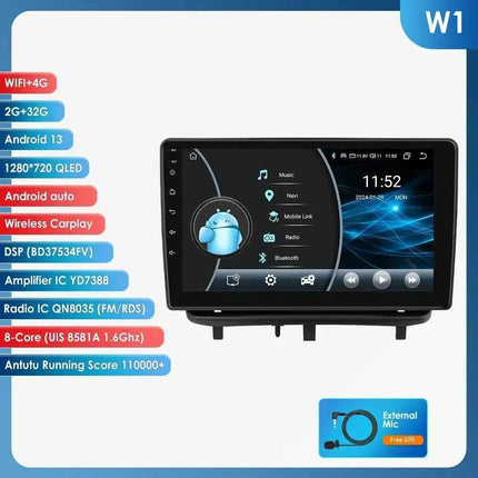 Hizpo Car Radio Multimedia Player For Opel Corsa D 2007-2012 Hatchback Van Wireless CarPlay Android 14 Auto Intelligent System