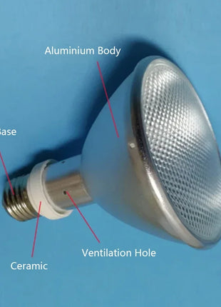 35W UVA+UVB Metal Halide Lamp Reptile Lamp Turtle Basking UV Light Amphibians Lizards Temperature Accessories