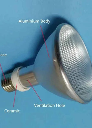 35W UVA+UVB Metal Halide Lamp Reptile Lamp Turtle Basking UV Light Amphibians Lizards Temperature Accessories