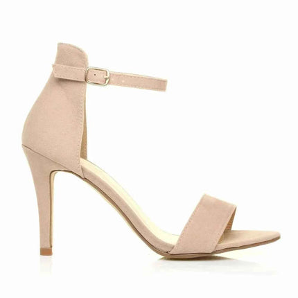 Nuove Scarpe da Donna Sexy con Tacco Alto 9cm, Sandali Estivi con Cinturino alla Caviglia, Scarpe da Festa e Matrimonio Rosse