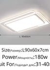 White L90x60CM / Dimmable with remote