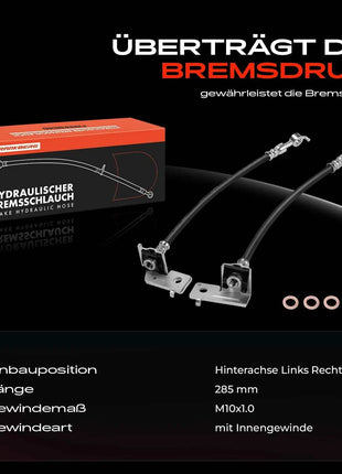 Tubo Freno Posteriore Sinistro e Destro Frankberg 2x per Hyundai i30 Coupé KIA Pro Cee'D SL6620 2208905B SL6619