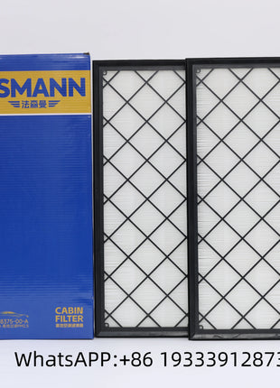 Filtro Aria per Auto con Carbone Attivo Marca Tianshi per Tesla Model Y, Set Completo di 6 Pezzi (Interno ed Esterno) 1107681-00-A