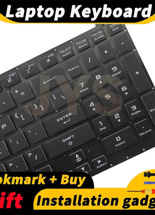 Suitable for ASUS FA506H FA506 FX506 FX706L FA706 F15 FA506Q FX506H FX506LH laptop replacement keyboard with backlit US layout