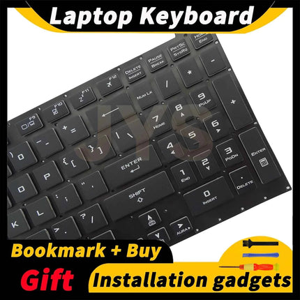 Suitable for ASUS FA506H FA506 FX506 FX706L FA706 F15 FA506Q FX506H FX506LH laptop replacement keyboard with backlit US layout
