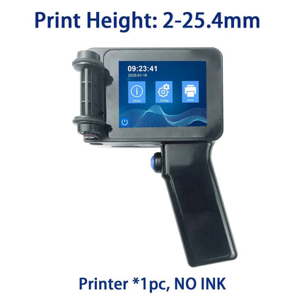 EURANNIT E14 Portable Handheld Inkjet Printer Non-encrypted Mini Printer Text QR Barcode Image Logo Date Coding Machine