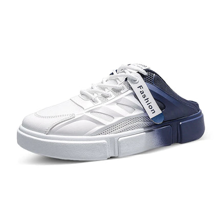 Scarpe da Passeggio Uomo in Mesh Casual Estive Nuove Ciabatte Baotou con Tacco Basso Comode Morbide Antiscivolo per Esterni