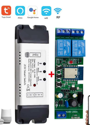 Tuya WiFi Smart Garage Door Opener Switch Sliding Gate Controller Work With Alexa Echo Google Home SmartLife APP Remote Control