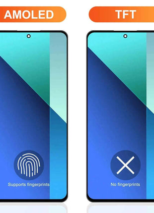 6.67 ''AMOLED Display Per Xiaomi Redmi Nota 13 4G Display LCD Touch Screen Digitizer Per Redmi Nota 13 4G Display LCD di Ricambio
