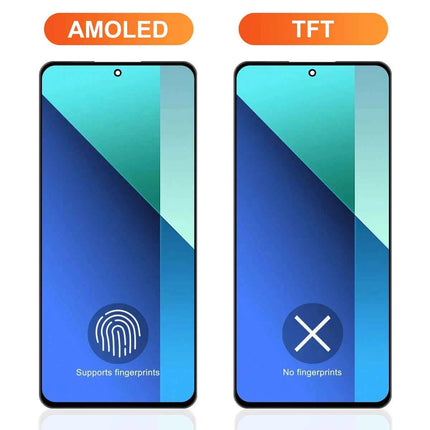 6.67 ''AMOLED Display Per Xiaomi Redmi Nota 13 4G Display LCD Touch Screen Digitizer Per Redmi Nota 13 4G Display LCD di Ricambio