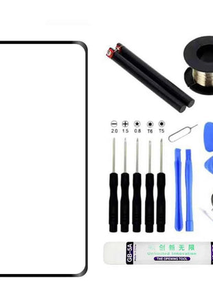 Display frontale in vetro con kit di riparazione colla OCA per Oneplus 10 Pro 9 8 7 7T Pro sostituzione vetro pannello touch screen