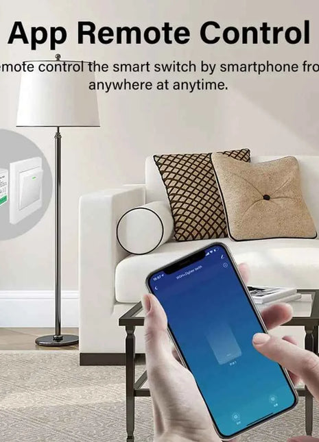 16A Tuya WiFi Smart Switch 2-way Control with Energy Monitor Switch Mini Smart Breaker Smart Life Control  Alexa Via Google Home