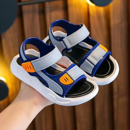 Sandali per bambini alla moda Scarpe per bambini Ragazzo Suola morbida antiscivolo Sandali per ragazze dei ragazzi Scarpe per bambini da spiaggia estiva 2-10 anni