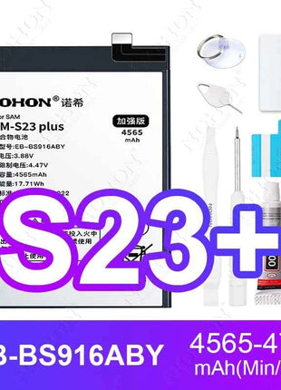 NOHON Phone Battery for Samsung Galaxy S24 S23 S22 Ultra S21 S20 Plus S10 S10E S9 S8 S7 S6 S10+ S20+ S21+ S23+ S24+ Batteries