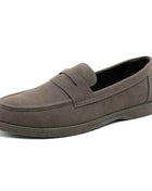 Hot Sale Men's Slip On Loafers Preppy Lightweight Breathable Comfort Outdoor Flats Non Slip Soft Sole Casual Daily Walking Shoes