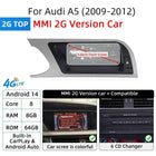 Fast Shipping Wireless CarPlay Screen For Audi A4 B8 A5 8K 2008-2016 Car Multimedia Player Android 14 8+128GB Stereo GPS Navi