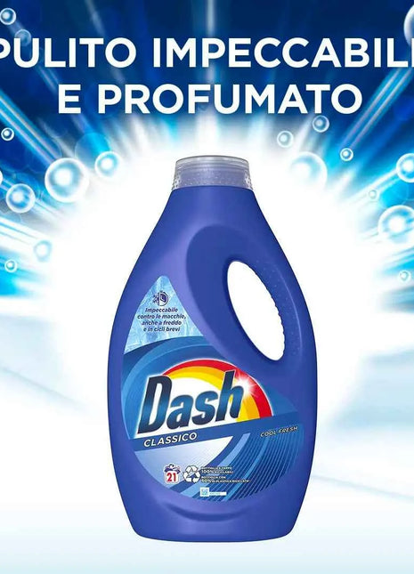 Dash Liquid Detergent Washing Machine, 105 Washers (21x5), Classic, Removes Stains, Effective Even Cold And Short Cycles
