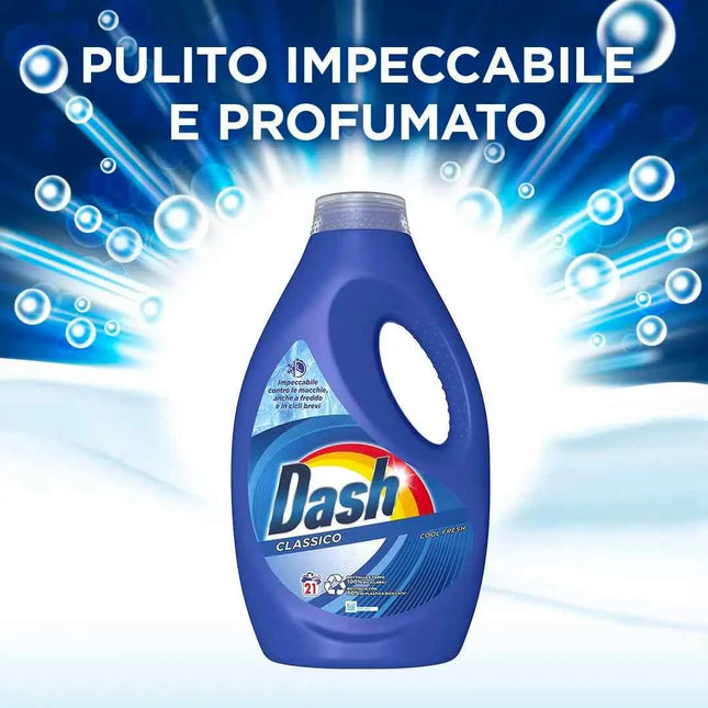Dash Liquid Detergent Washing Machine, 105 Washers (21x5), Classic, Removes Stains, Effective Even Cold And Short Cycles