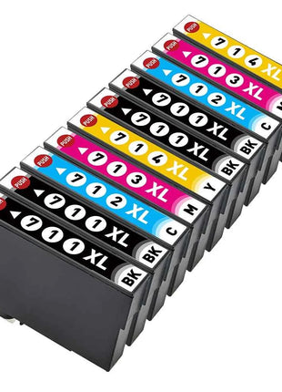 T0711 T0714 XL Ink Cartridge Compatible For Epson Stylus SX110 SX215 SX218 SX400 SX405 SX410 SX415 SX510W SX515W DX7400 Printer