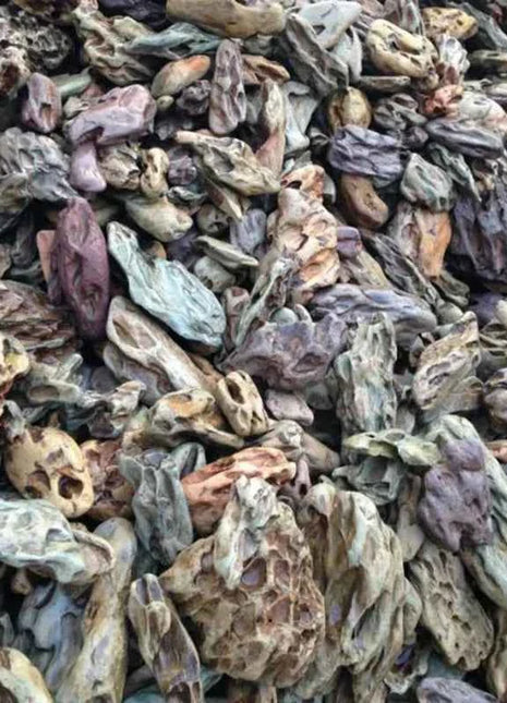 250g 500g 1000g Natural Aquarium Decor Stone Rockery Landscaping Fish Tank Microporous Stone Good for Plants Growth