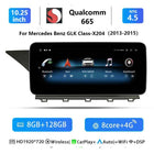 10.25''Android 14 AutoRadio for Mercedes Benz GLK Class X204 2008-2015 Car Multimedia Screen System Player GPS Navi Carplay Auto