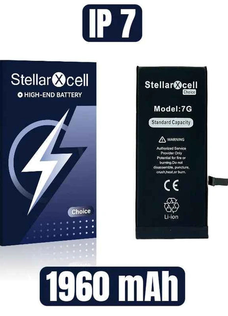 Choice StellarXcell OEM Chip Battery Replacement for IPhoneSE 7 8 X XR XS XSMAX iphone11 12pro 13mii 14pro 15Pro  Replacement